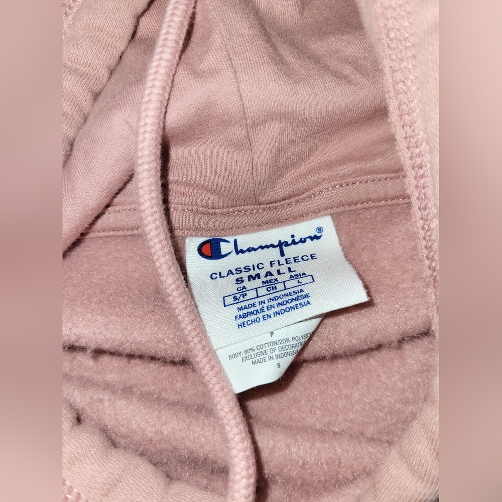 Champion Men's Dusty Pink Hoodie* - Picture 2 of 3